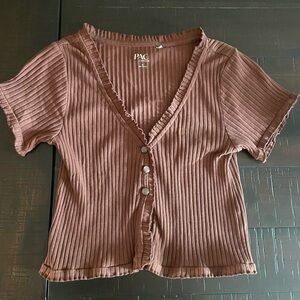 Pacsun brown top (size medium)